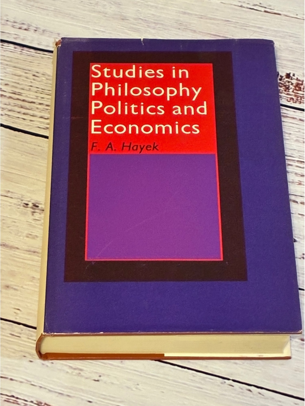 F.A. Hayek Studies in Philosophy Politics Economics 1967 1st Ed Hardcover DJ